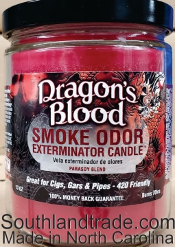 Smoke Odor Exterminator Candle Dragons Blood 13oz